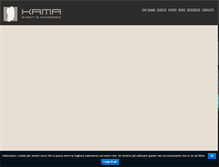 Tablet Screenshot of kamaeventi.com